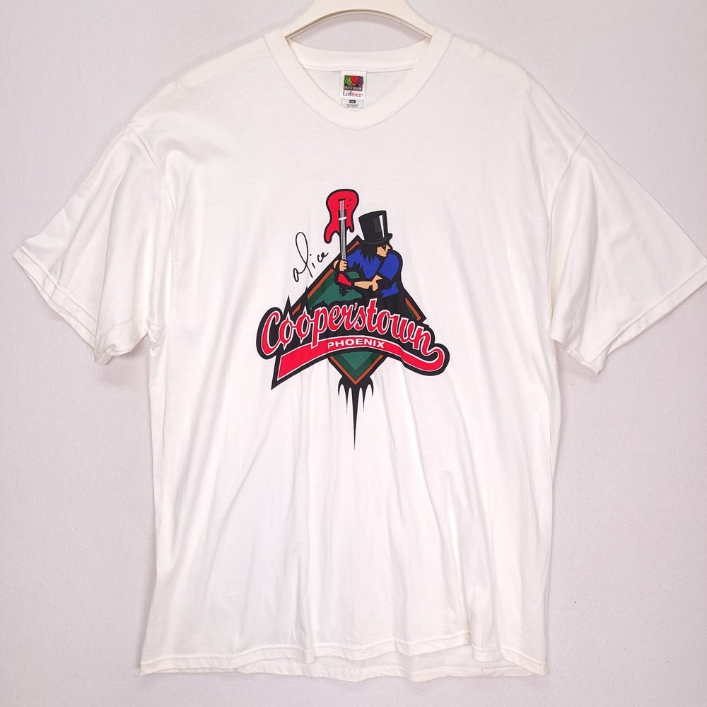 Alice Cooper Cooperstown Phoenix Graphic T-Shirt White XXL